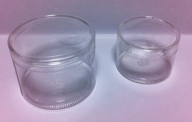 オリジナル透明円形箱　筒型のクリアパッケージ