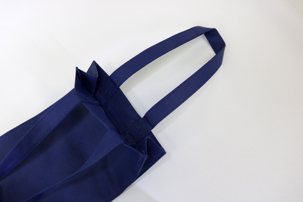 PP不織布90ｇ/㎡ のシルク印刷 片面１色のフルオーダー不織布バッグの入れ口画像