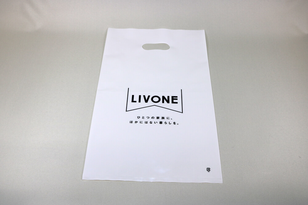 LDPEのフレキソ印刷片面1色印刷のポリ袋の表面