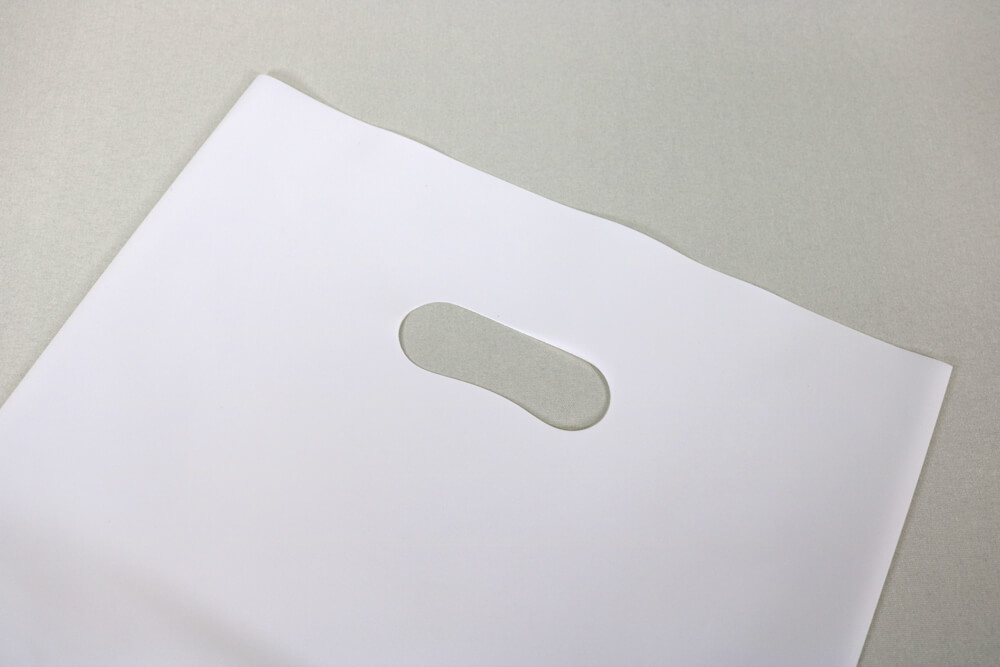 LDPEのフレキソ印刷片面1色印刷のポリ袋の入れ口画像