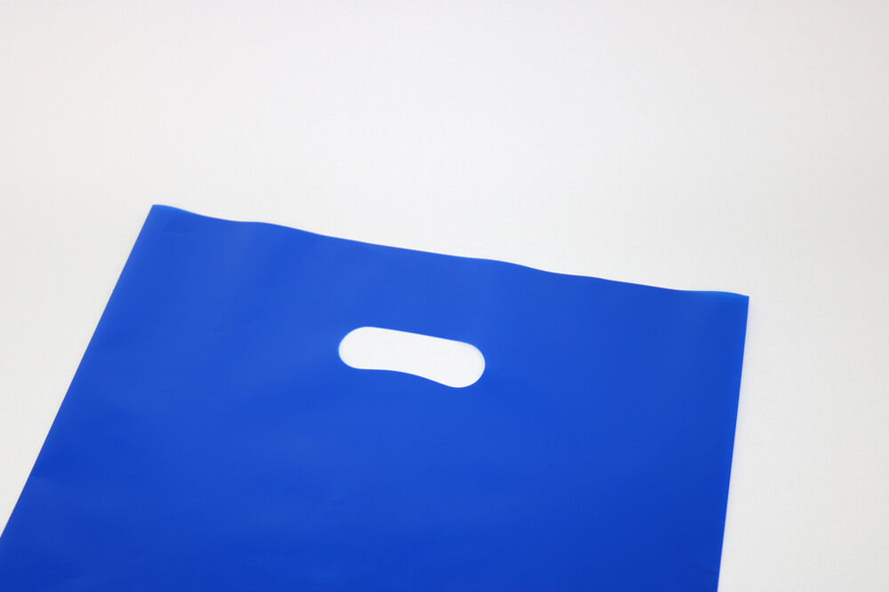 LDPEのフレキソ印刷片面１色のポリ袋の入れ口画像