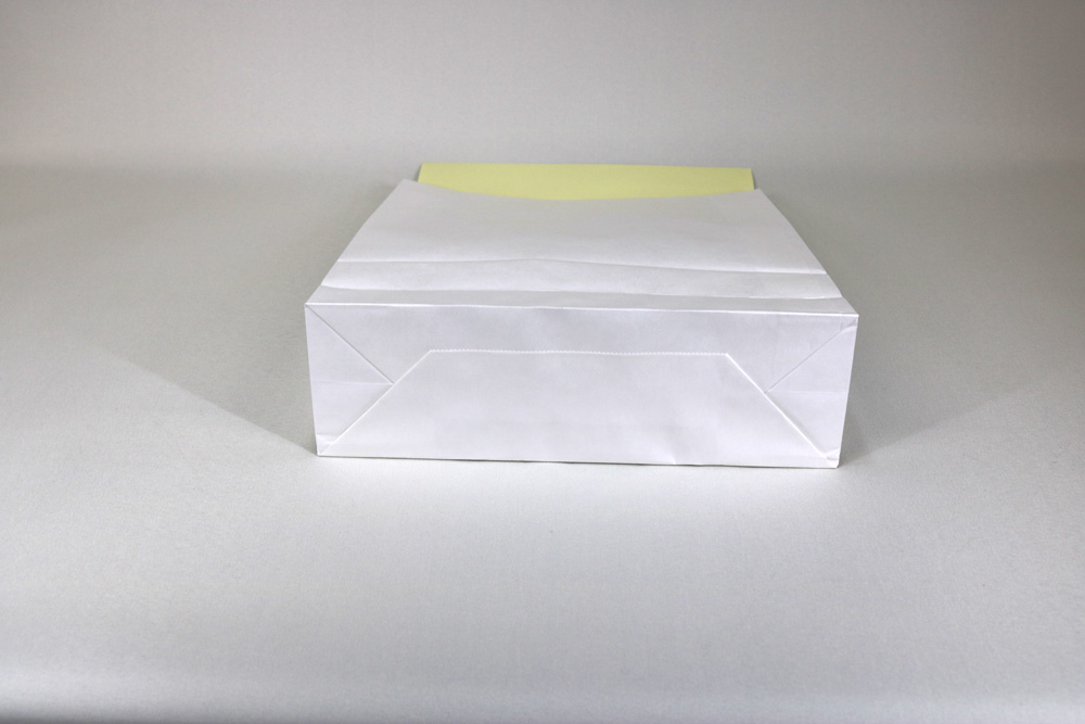 片艶クラフト、宅配袋のシルク印刷 1色のセミオーダー紙袋の底面画像