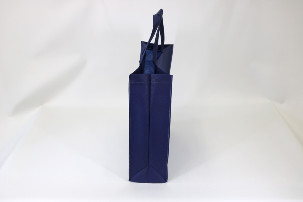 PP不織布75ｇ/㎡ のシルク印刷 片面１色のセミオーダー不織布バッグの側面画像