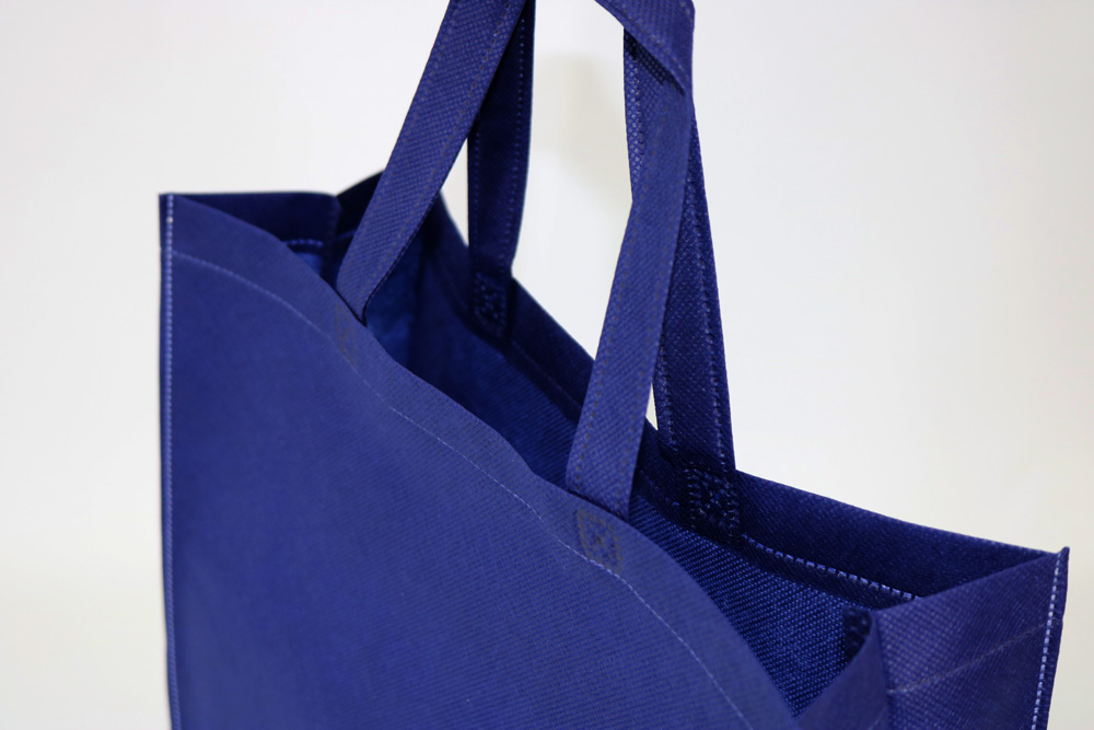 PP不織布75ｇ/㎡ のシルク印刷 片面１色のセミオーダー不織布バッグの入れ口画像