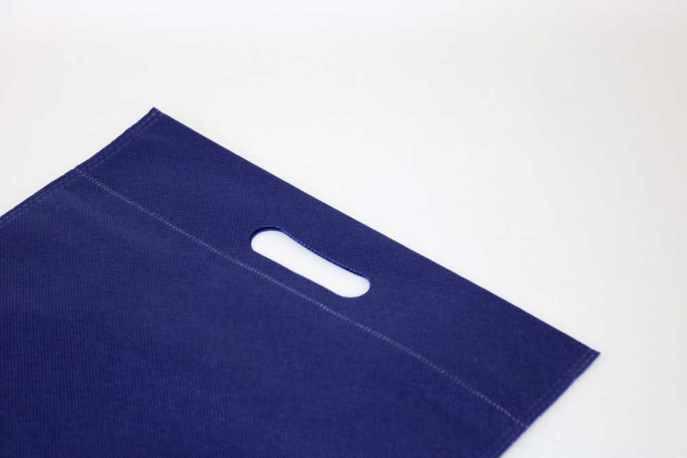 PP不織布75ｇ/㎡ のシルク印刷 片面１色のセミオーダー不織布バッグの入れ口画像
