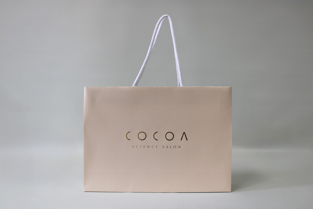医療提携サロン『COCOA』さまの手提げ紙袋