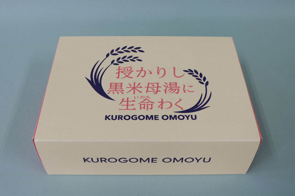 カードB　オフセット印刷３色　組立て紙箱