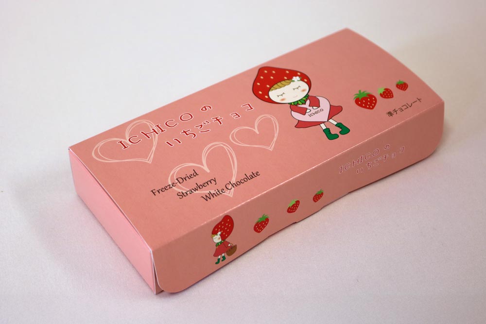 カードB　オフセット印刷２色　組立て紙箱