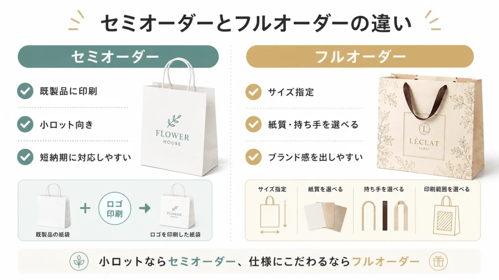 自作でオリジナル紙袋を作る工程