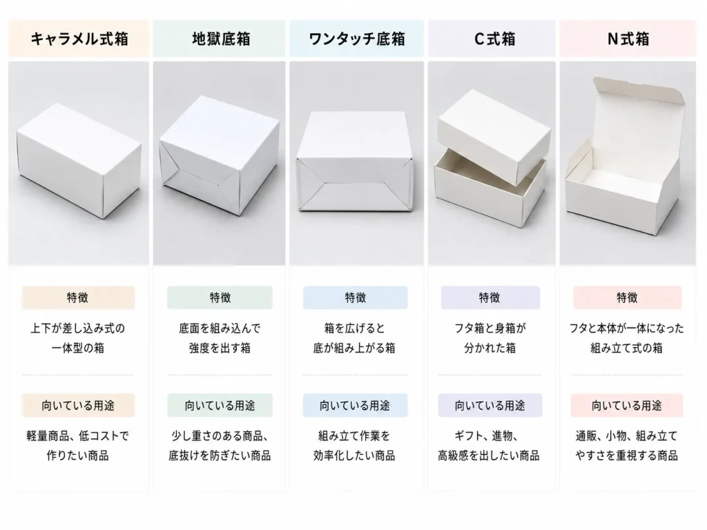 紙箱の種類

