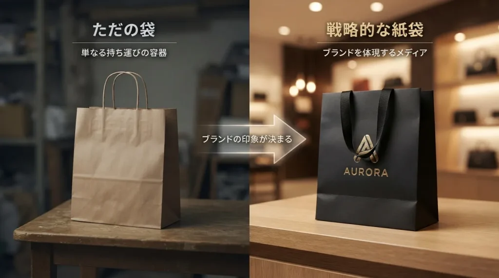 紙袋がブランドの印象を決める理由のイメージ画像